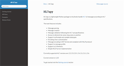 Desktop Screenshot of hl7apy.org